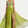 Abito Chiffon Gown