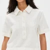 Adella Woven Polo