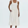 Alessia Smocked Drop Waist Dress