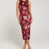 Alex Floral Sequins Dress