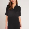 A-Line Shirt Dress in vintage black – XL