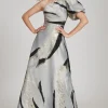 Aliz Abstract Gown