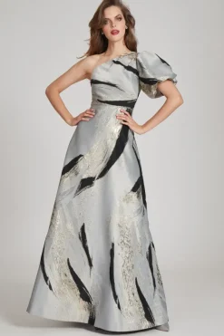 Aliz Abstract Gown
