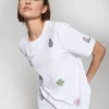 Amalia Strass T-Shirt in white