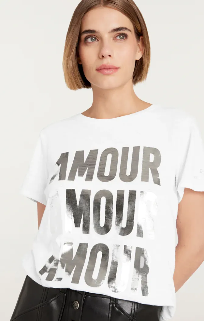 Amour Amour Amour Foiled Tee – medium