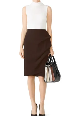 Andree Jersey Skirt in brown