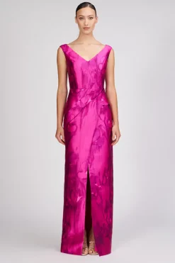 astrid column gown
