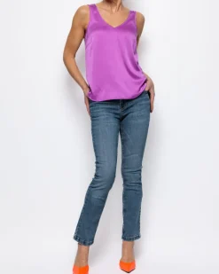Astrid Silk Tank Top