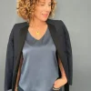 Astrid Silk Tank Top -medium