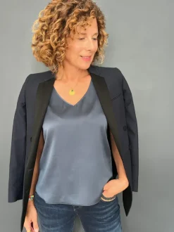 Astrid Silk Tank Top -medium