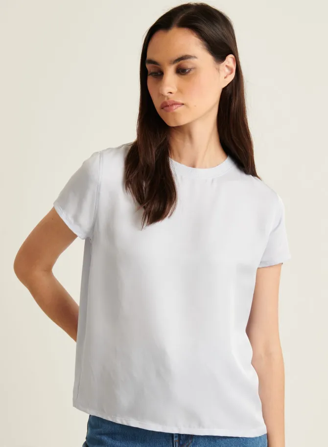 Azari Tee in Baby Blue