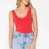 BAMBOO SHORT TANK goji