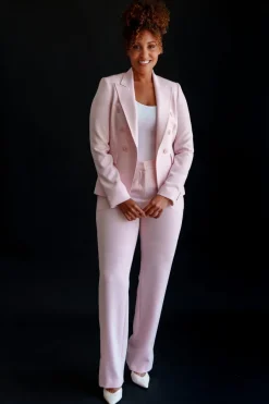 Bayley Blazer in baby pink