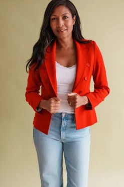 Bayley Blazer in Red