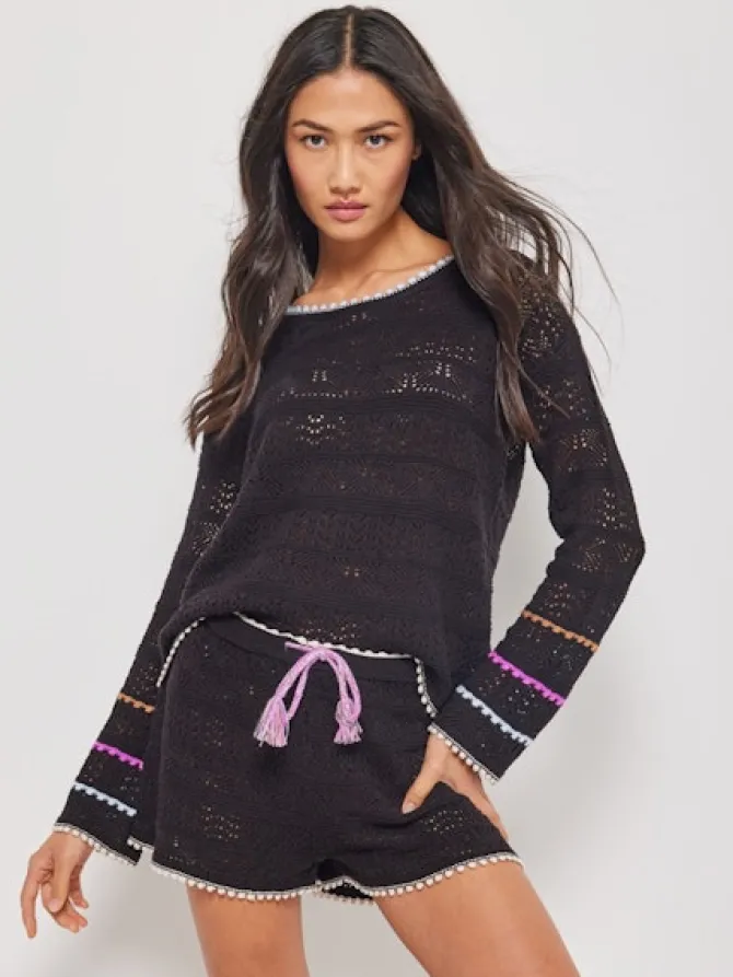 Beach Please Shorts in black – Large