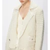 Blanca Cardigan in pearl – L