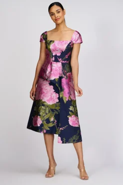 blanca sash midi dress