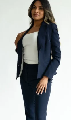 Boyfriend Blazer in Navy SZ 0