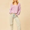 Cade Sweater in Wisteria