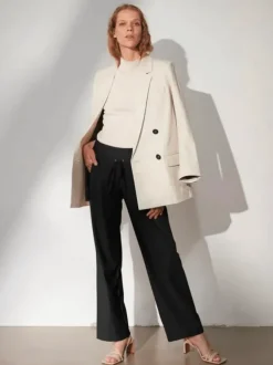Candice Straight Pant in black