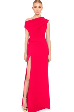 Caprina gown in fuchsia – coming soon