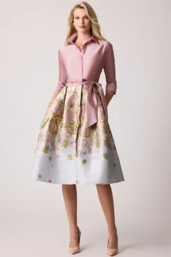 Cecilia Jacquard Shirt Dress