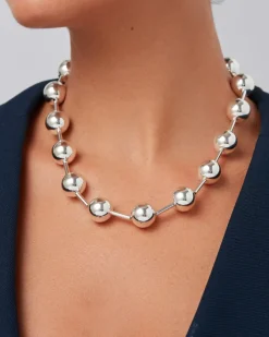 Celeste Mega Necklace in silver