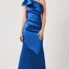 Char One Shoulder Bow Gown