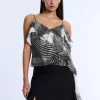 Cherry Printed Flounce Cami
