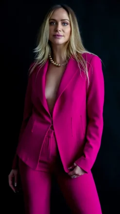 Chloe Blazer in fuschia