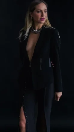 Chloe Blazer is black