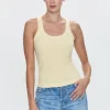 Christy Tank in yellow custard