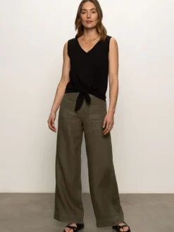 Christy Wide Leg Pants in Kalamata