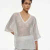 Daniela Metallic-effect Blouse