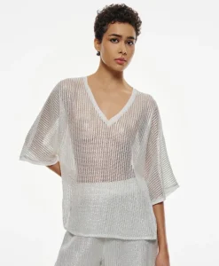 Daniela Metallic-effect Blouse