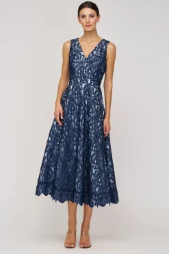 danielle tea length dress – coming may
