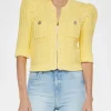 Delilah Cropped Textured Cardigan