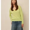 Delilah Sweater in Limeade