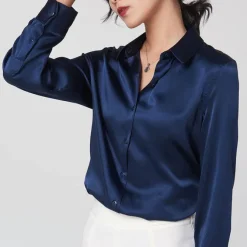 Denise BF Long Top in navy – m
