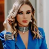 Diamondize Leather Choker