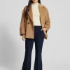 Dora Flared Pant in navy blue
