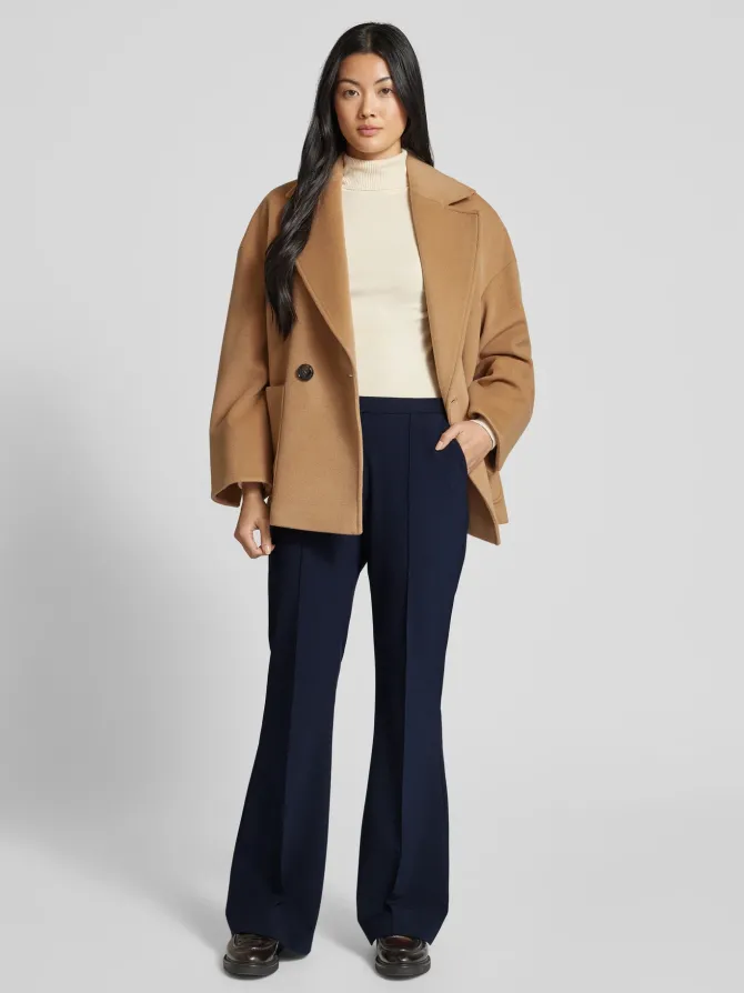 Dora Flared Pant in navy blue