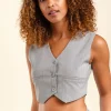Elliot Vest in Grey – Large