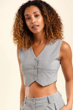 Elliot Vest in Grey – Large