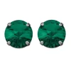 Emerald Rivoli Studs