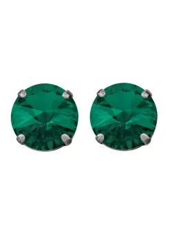 Emerald Rivoli Studs
