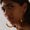 Empress Hoops in Gold