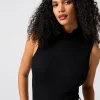 Essential Sleeveless Mock Neck Tank