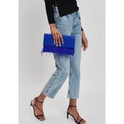 Everlee Clutch in electric blue