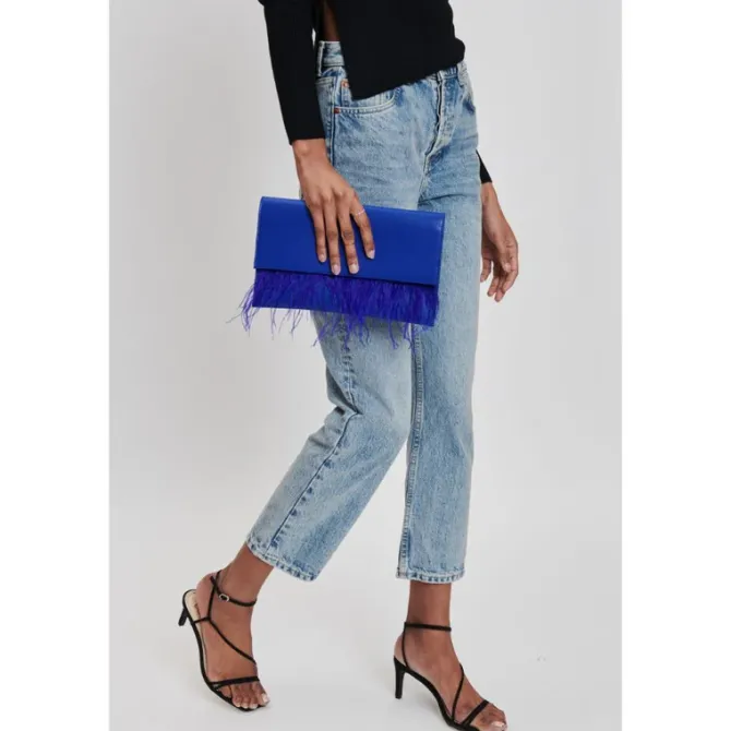 Everlee Clutch in electric blue